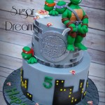 Ninja Turtles Cake by Sugar Dreams