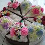 Sliced Flower Cake by KisR