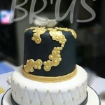 A Chic & Elegant Black and Gold Theme Cake by Franc Linda of Br'US