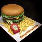 Burger Cake by Arjel Abila