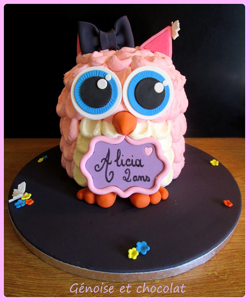 Owl Blossom Cake – Eatzi Gourmet Bakery