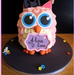 Owl Creamy Cake by Génoise et Chocolat