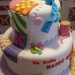 Sew and Quilting Themed Cake by Mennelle Bermudez