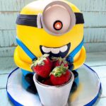 Minion Theme Cake by Marci's European Sweets