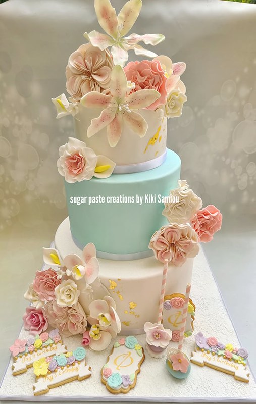 Cake from Sugar Paste Creations by Kiki Samiou τούρτες