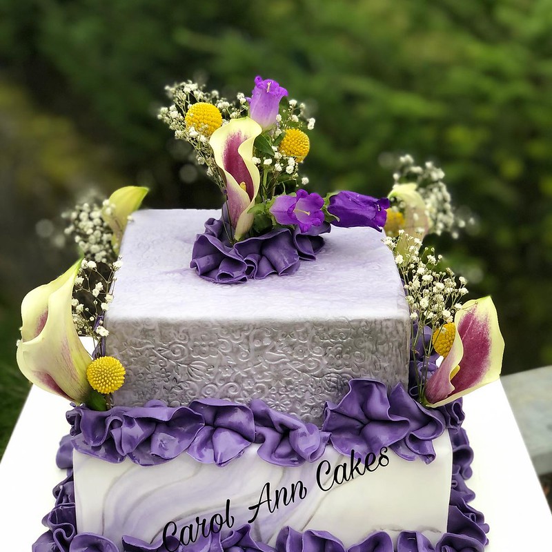 Purple in Love by Angela Graves of Carol Ann Cakes